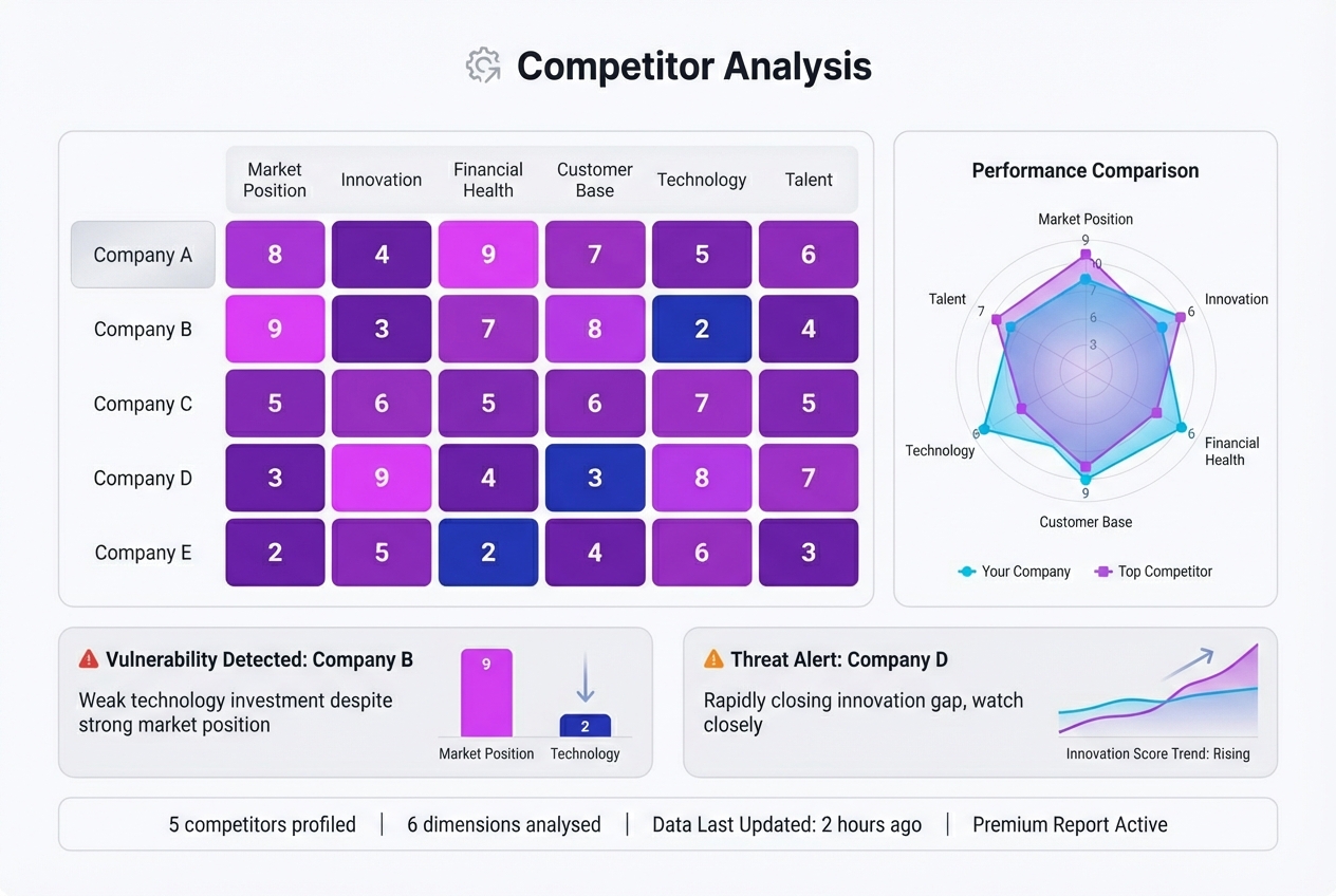 Deep Competitor Analysis example output