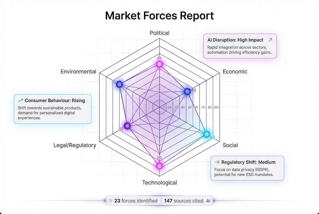 Market Forces example output